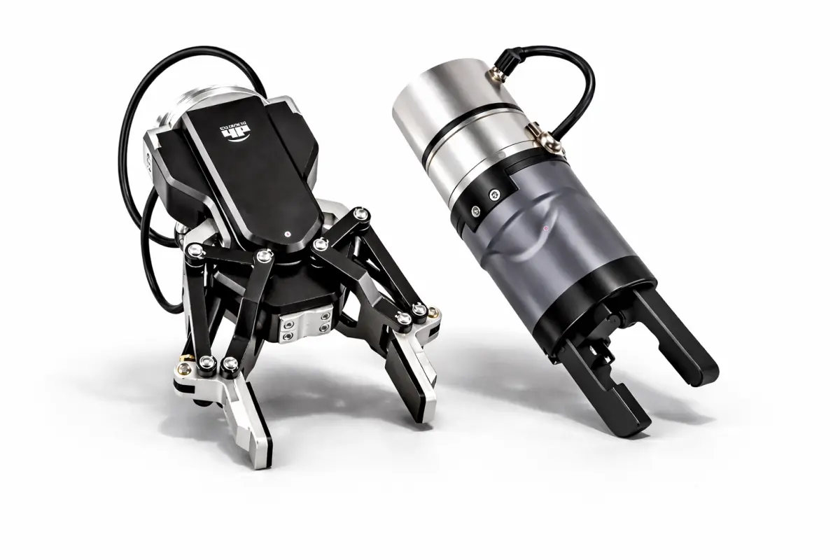 Two electric grippers